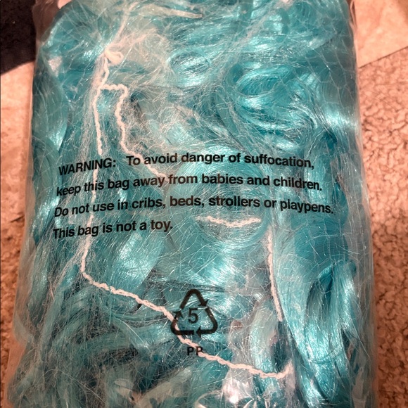 🆕DREAM GIRL: Blue Mermaid Wig- Adult Size - Picture 4 of 4